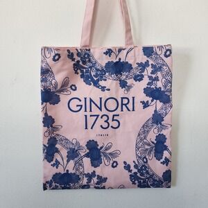 Ginori  1735 Italia Pink Canvas Tote Bag